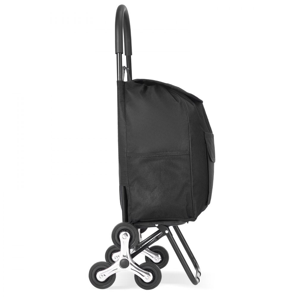 2028B - Foldable Stair Climbing Cart with 36L Storage Space & 6 Wheels