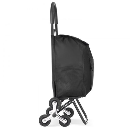 2028B - Foldable Stair Climbing Cart with 36L Storage Space & 6 Wheels