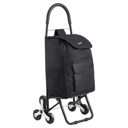 2028B - Foldable Stair Climbing Cart with 36L Storage Space & 6 Wheels
