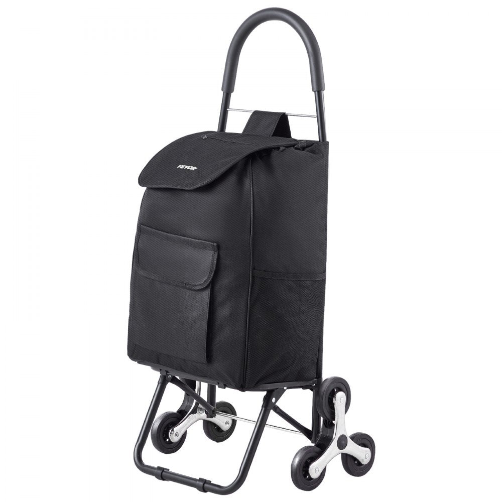 2028B - Foldable Stair Climbing Cart with 36L Storage Space & 6 Wheels
