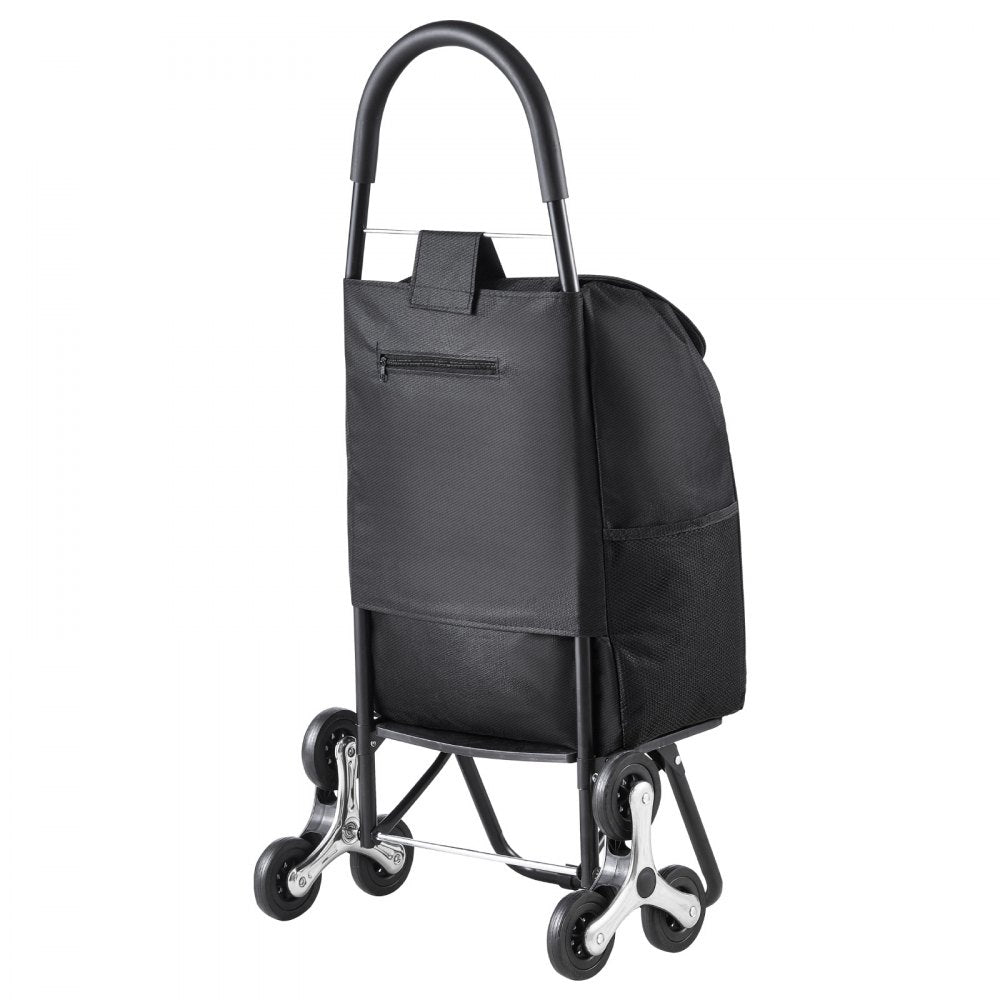2028B - Foldable Stair Climbing Cart with 36L Storage Space & 6 Wheels