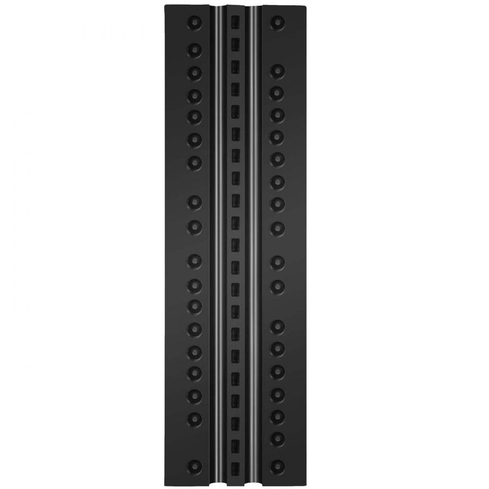 010319323186 - Durable Rubber Speed Bump 35.4"L with Reflective Yellow for Night Safety