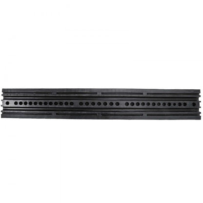 010129894575 - 6ft Rubber Cable Protector Ramp with Reflective Accents