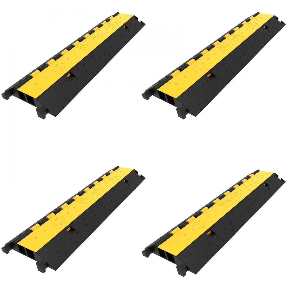 GXB4TZ1000X250X50 - Durable Rubber Cable Protector Ramp for Safe Vehicle Passage