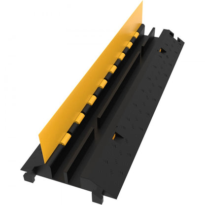 GXB4TZ1000X250X50 - Durable Rubber Cable Protector Ramp for Safe Vehicle Passage