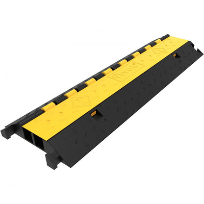 GXB4TZ1000X250X50 - Durable Rubber Cable Protector Ramp for Safe Vehicle Passage