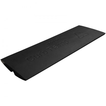 VV-LYPD-1JT47YC - Heavy-Duty Rubber Curb Ramp for Cars, 32000 lbs Capacity