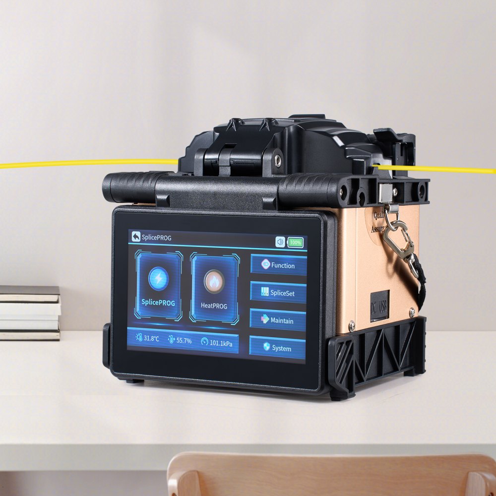 ALK-T3 - Advanced Fiber Fusion Splicer with 5-Inch Touchscreen & Fast Splicing