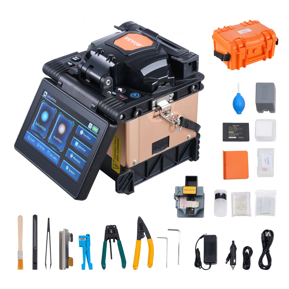 ALK-T3 - Advanced Fiber Fusion Splicer with 5-Inch Touchscreen & Fast Splicing