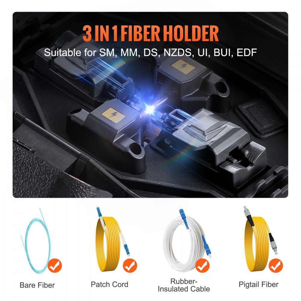 ALK-T7 - 5” LCD Fiber Fusion Splicer with 3-in-1 Holder