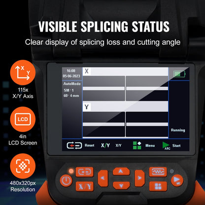 ALK-T1 - VEVOR Fusion Splicer with 9 Sec Fast Fusion & Core Alignment