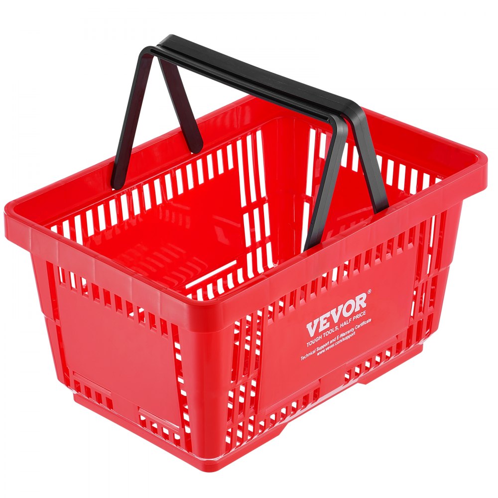 LB-B005-2 - Durable 24L Shopping Basket, 16.73 x 11.61 x 8.86 inch