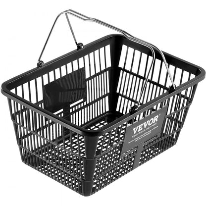 LB-B003-6 - VEVOR 21L Durable Shopping Basket with Ergonomic Handles