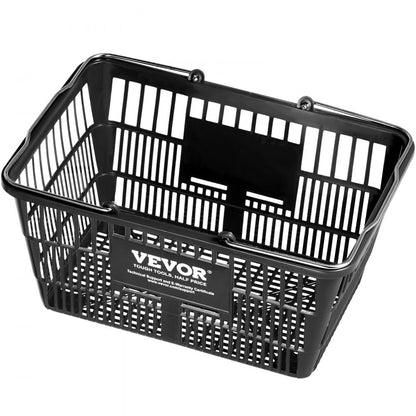 LB-B003-6 - VEVOR 21L Durable Shopping Basket with Ergonomic Handles