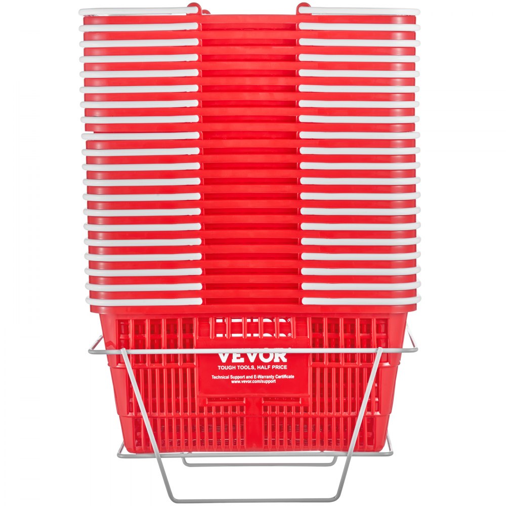 LB-B003-4 - 21L Portable Grocery Basket, 16.5"x11.8"x8.27" for Shopping