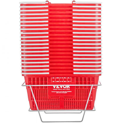 LB-B003-4 - 21L Portable Grocery Basket, 16.5"x11.8"x8.27" for Shopping