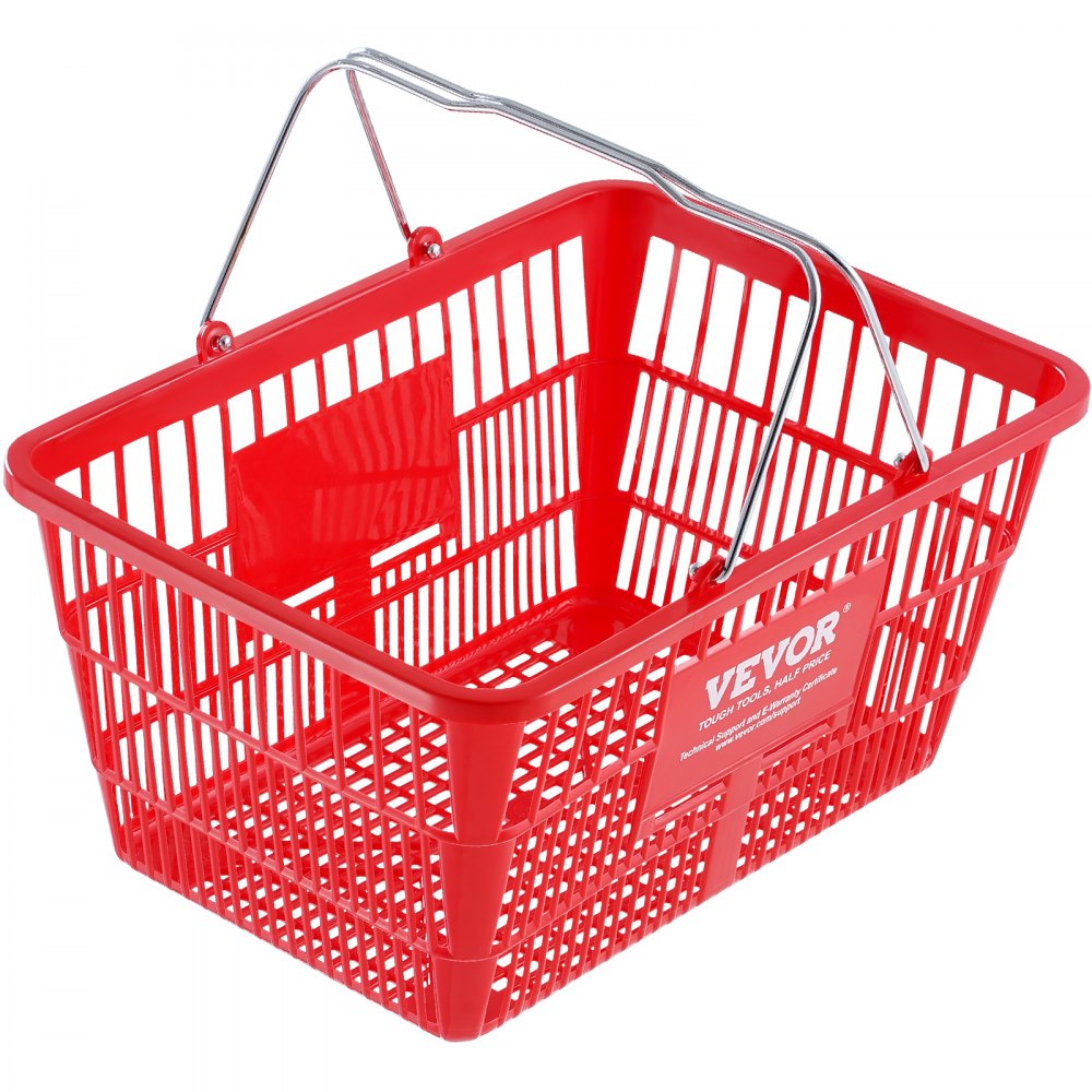 LB-B003-5 - Durable 21L VEVOR Shopping Basket, 16.73 x 12.01 x 8.58 in