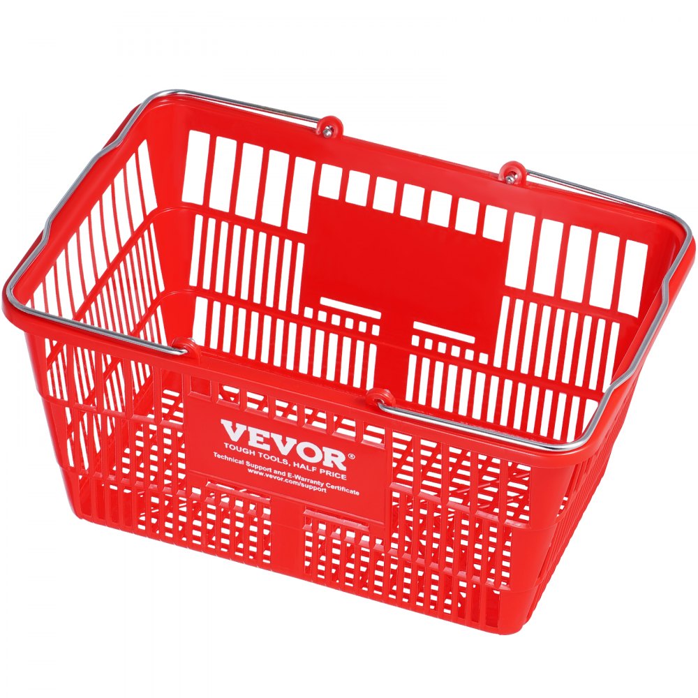 LB-B003-5 - Durable 21L VEVOR Shopping Basket, 16.73 x 12.01 x 8.58 in