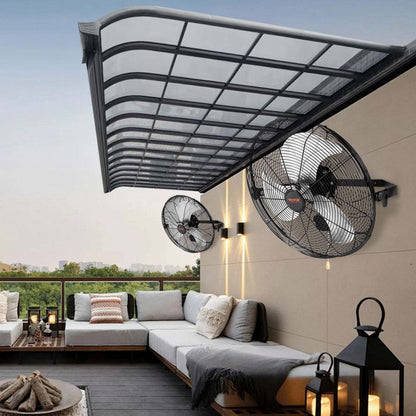 BT-WL18B-N - 18-Inch High-Velocity Wall Fan with 3 Speed Settings