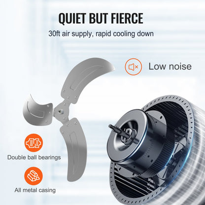 BT-WL20A - 20" Quiet Wall Mount Fan with 3 Speed Settings