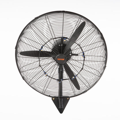 VV-BGSFS24 - 24" Wall-Mount Misting Fan, 7000 CFM, Quiet Operation