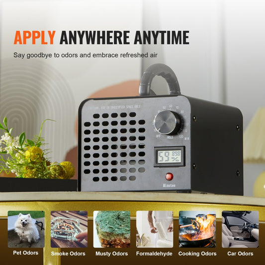 SS-Y01 - Compact Ozone Generator 24000mg/h for Instant Odor Removal