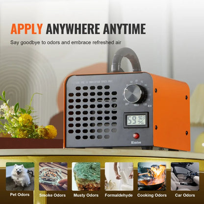 SS-Y01 - Compact Ozone Generator for Odor Elimination, 12000mg/h Output