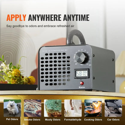 SS-Y01 - 36000mg/h Portable Ozone Generator for Odor Elimination