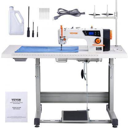 M2 - 550W VEVOR Heavy-Duty Sewing Machine, 0.4" Thickness, 5000 SPM