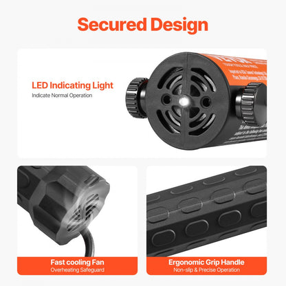 H7L - Versatile Magnetic Induction Heater with LED Light & Non-Slip Grip