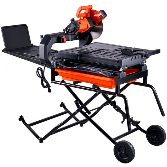 TC250Ⅵ-Ⅰ - 10-Inch VEVOR Wet Tile Saw with Adjustable Angle & Stand