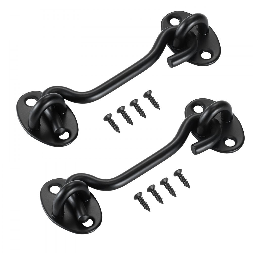 A31 - Durable Stainless Steel Hook and Eye Gate Latch with Screws