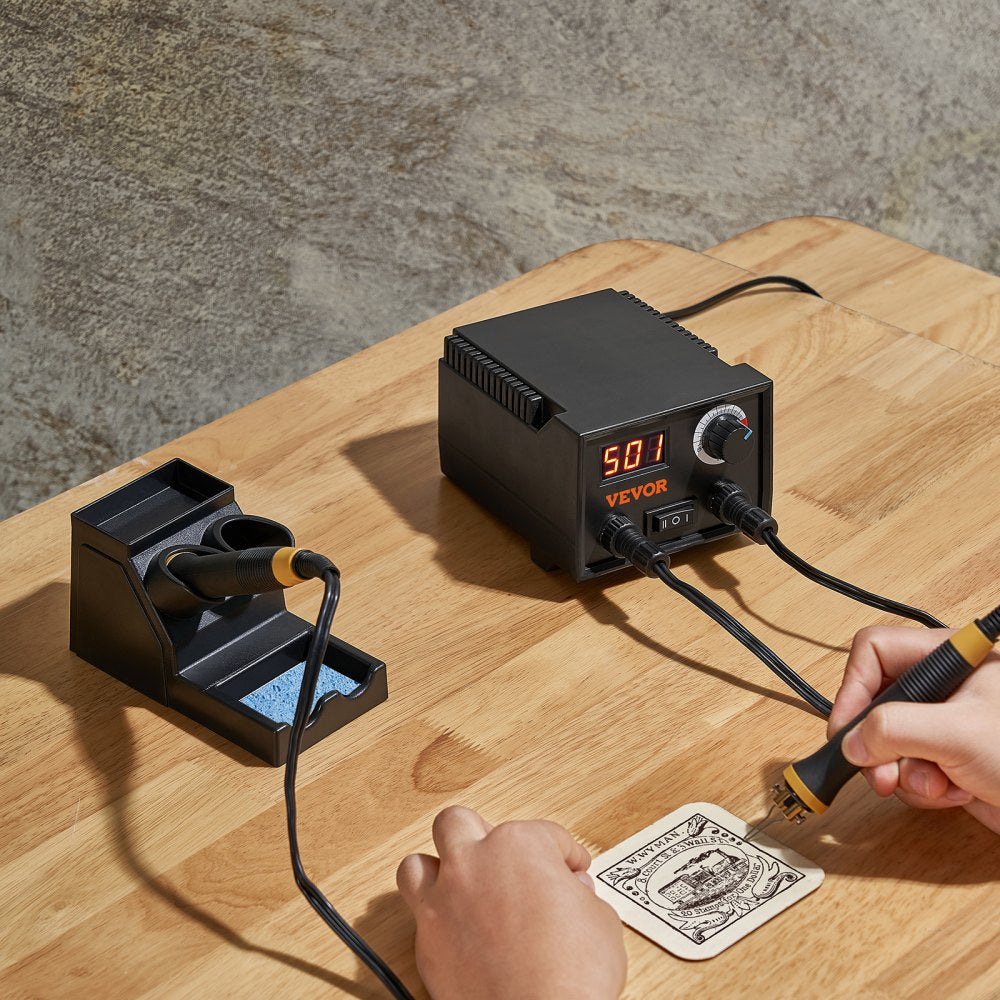 LH50 - Dual-Port VEVOR Wood Burning Kit with Digital Display and 23 Tips