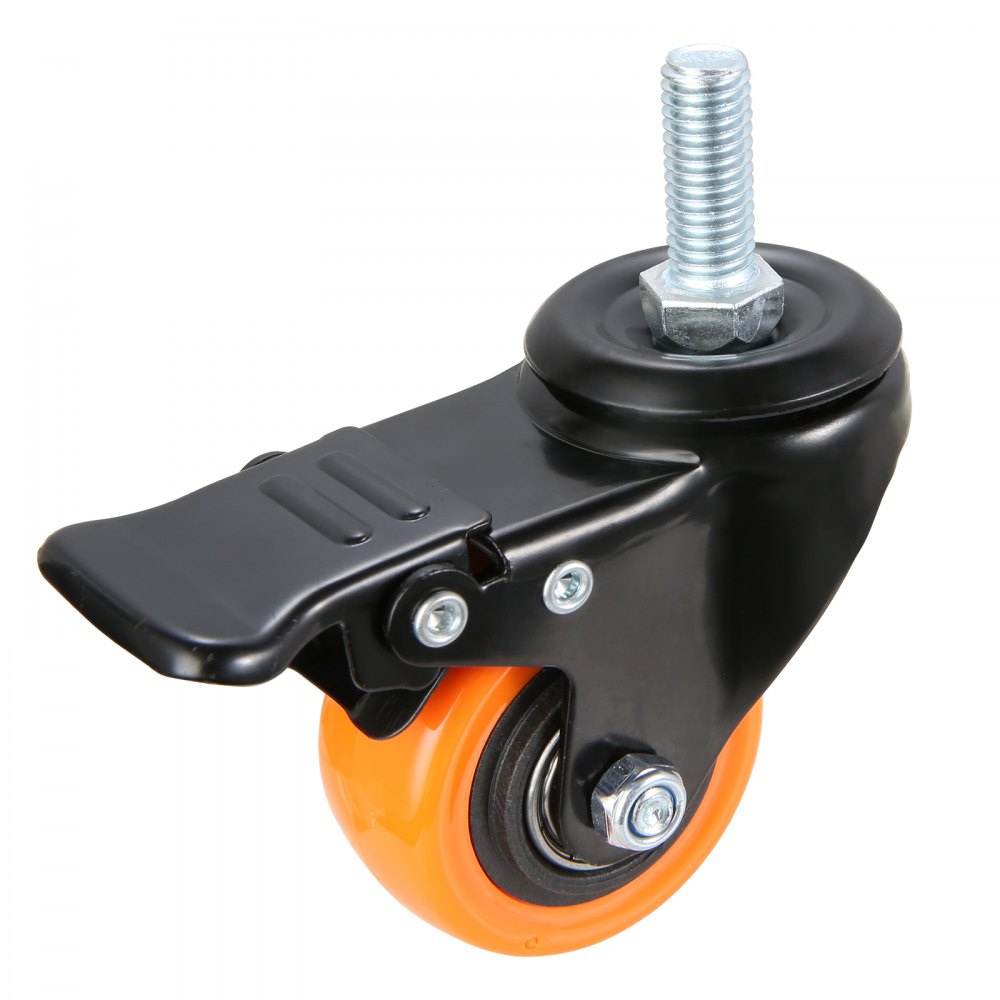 CC-YJJL-2 - 2-Inch Dual Lock Caster Wheels for Quiet Movement