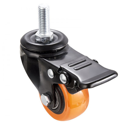 CC-YJJL-2 - 2-Inch Dual Lock Caster Wheels for Quiet Movement