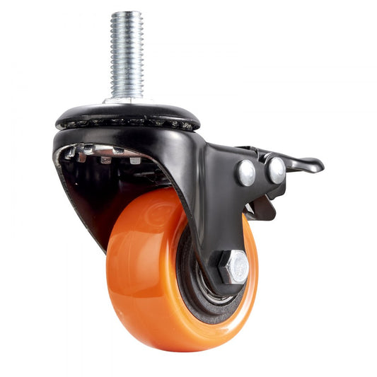 CC-YJJL-2 - 2-Inch Dual Lock Caster Wheels for Quiet Movement