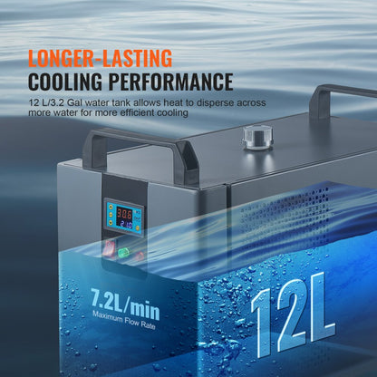 KH6000 - Compact 12L Industrial Water Chiller for Laser Machines