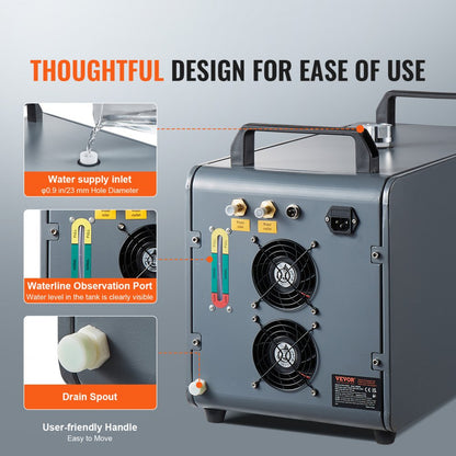 KH6000 - Compact 12L Industrial Water Chiller for Laser Machines