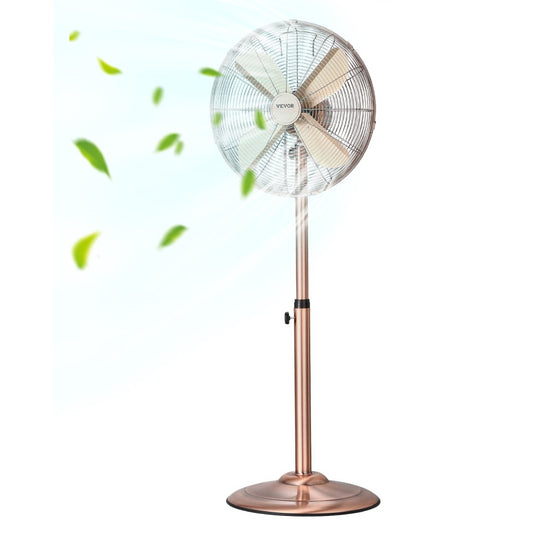 FS40-C1 - 16" Metal Oscillating Pedestal Fan with Adjustable Height