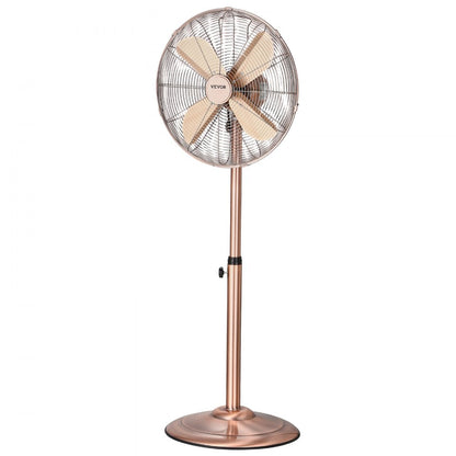 FS40-C1 - 16" Metal Oscillating Pedestal Fan with Adjustable Height
