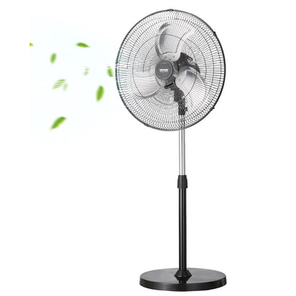 BT-HIF18B - Adjustable 18" Oscillating Pedestal Fan with 3-Speed Settings