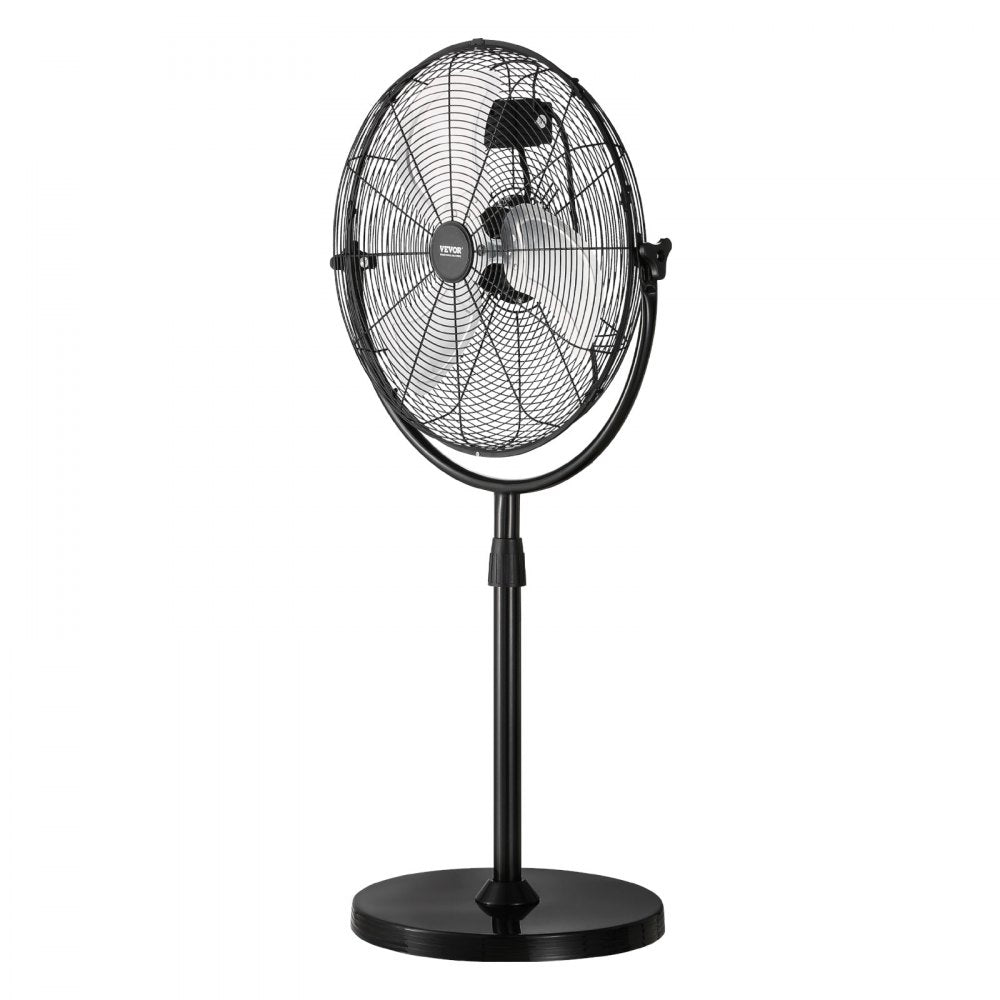BT-HIF20A - 20" Metal Pedestal Fan, Adjustable Height 46.9"-59.6", 3-Speed