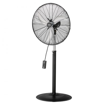 BT-HIF24B - 24" Adjustable Metal Oscillating Fan with 3-Speed Quiet Motor