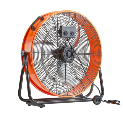 HIFANXDRUM24 - High Velocity 24" Industrial Fan with Adjustable Speeds