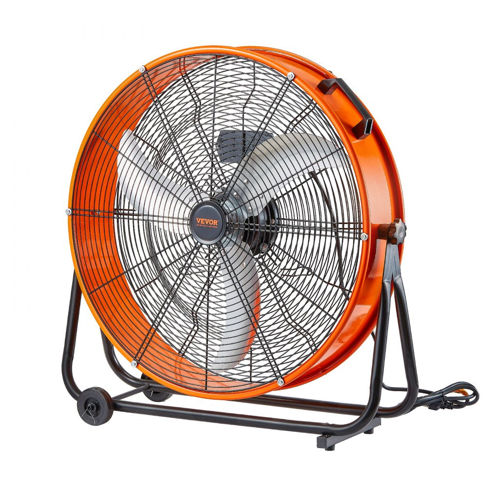 HIFANXDRUM24 - 24-Inch High Velocity Industrial Fan with 3 Speed Settings