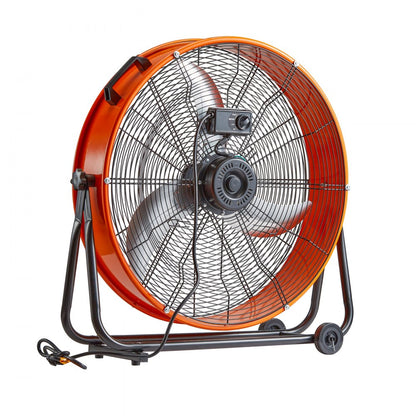 HIFANXDRUM24 - 24-Inch High Velocity Industrial Fan with 3 Speed Settings