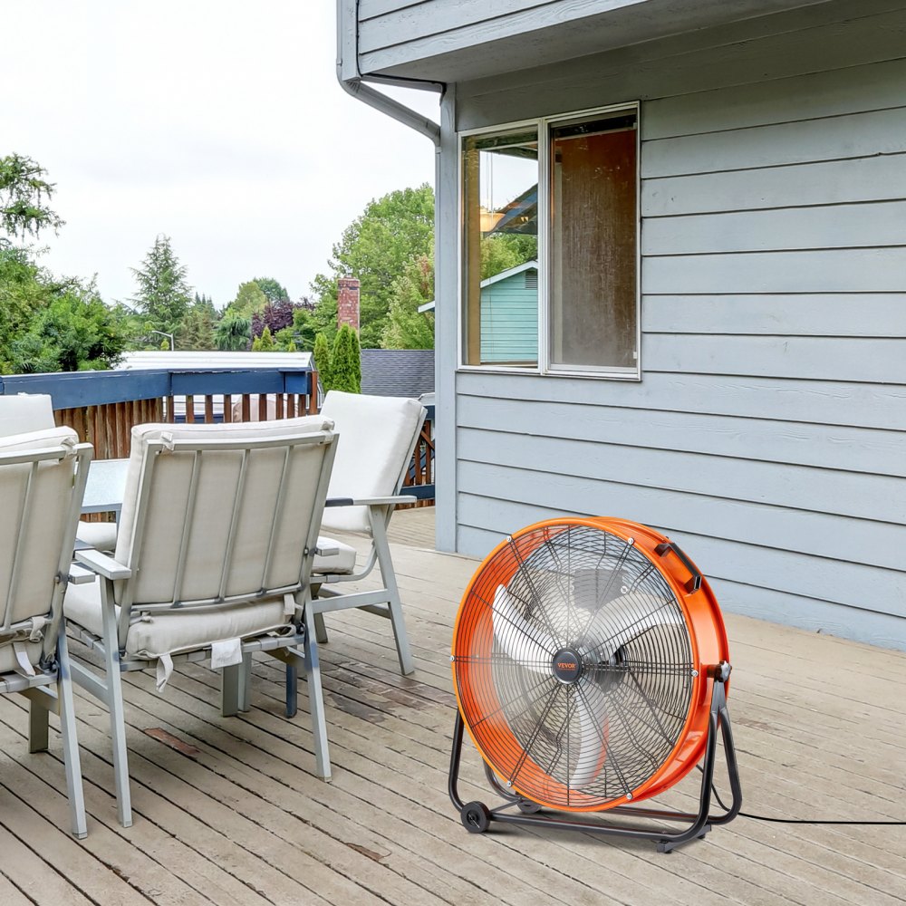 HIFANXDRUM2401 - 24" High Velocity Fan with Infinite Speed & Easy Mobility