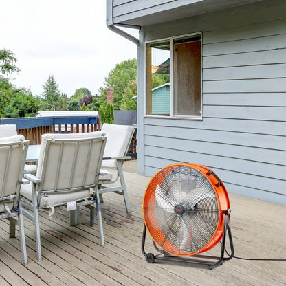 HIFANXDRUM2401 - 24" High Velocity Fan with Infinite Speed & Easy Mobility