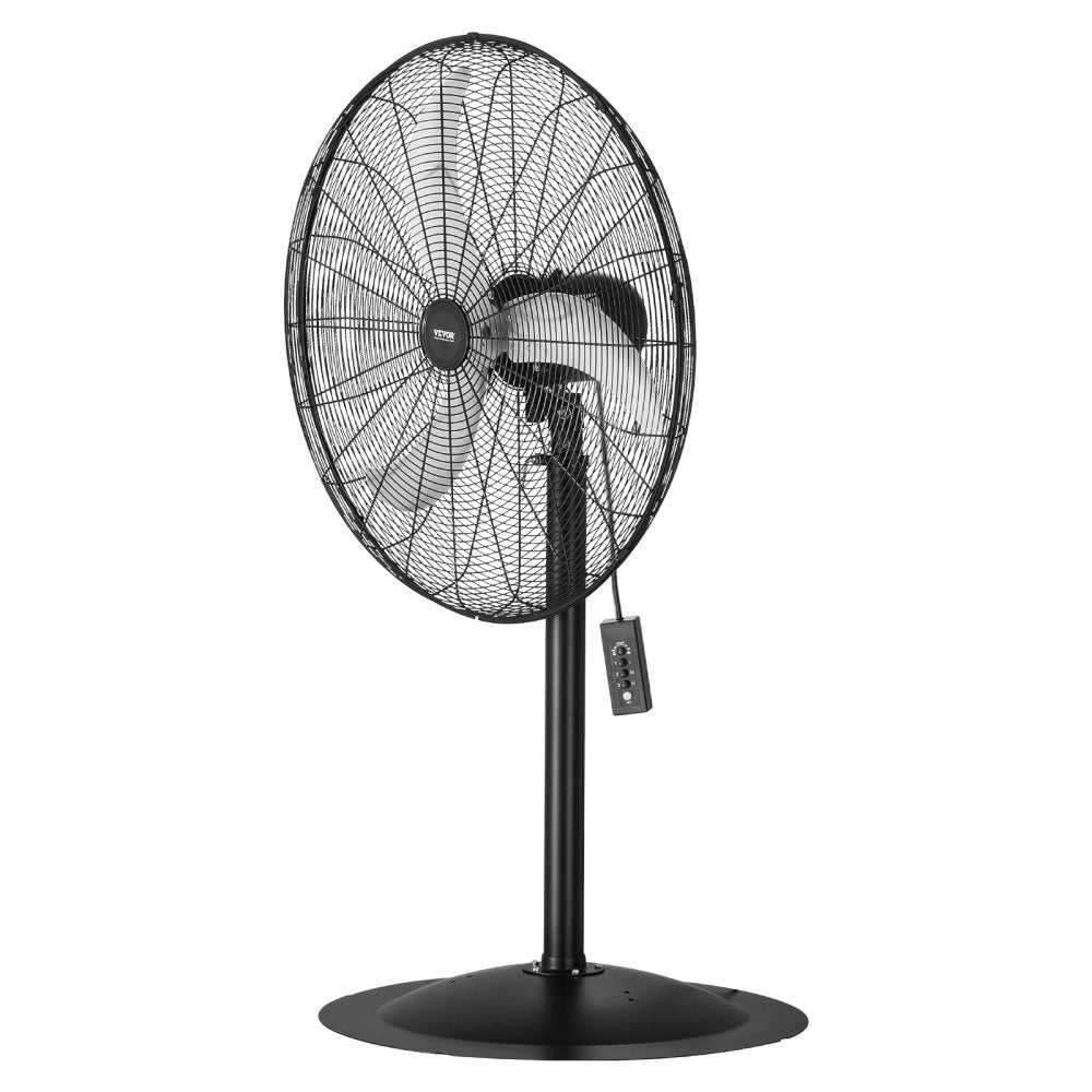 BT-HIF30B - 30" 3-Speed Oscillating Metal Fan with Adjustable Height