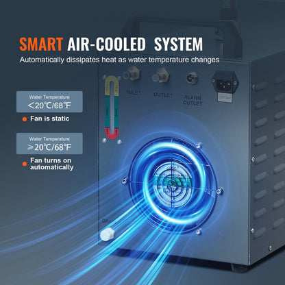 CW3000 - 80W Industrial Water Chiller for Laser Engraving, 12L Capacity